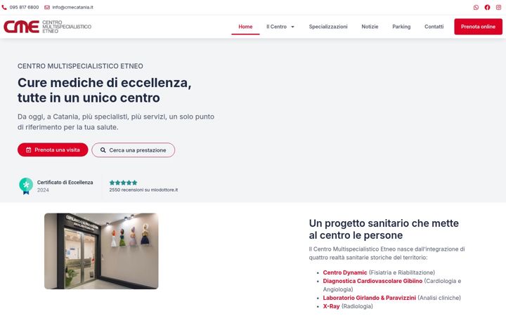 Screenshot of cmecatania.it