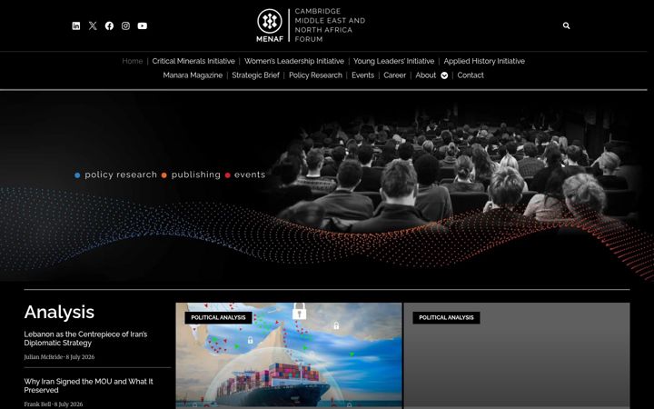 Screenshot of cmenaf.org