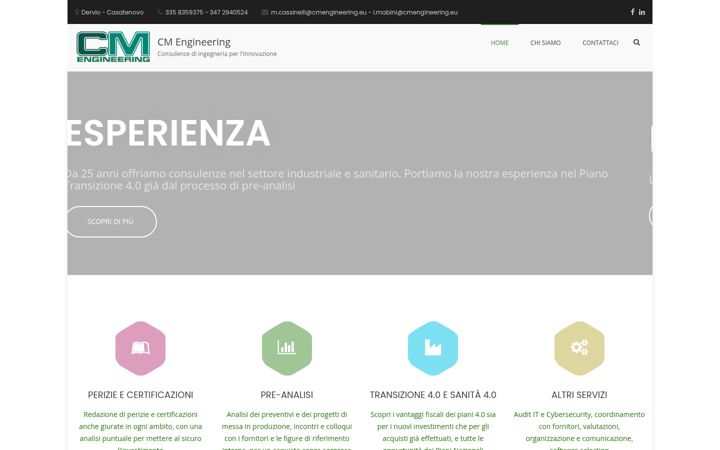 Screenshot of cmengineering.eu