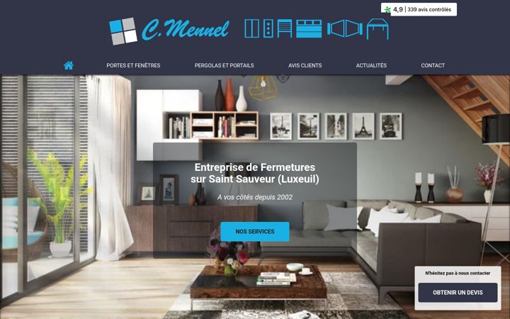 Screenshot of cmennel.fr