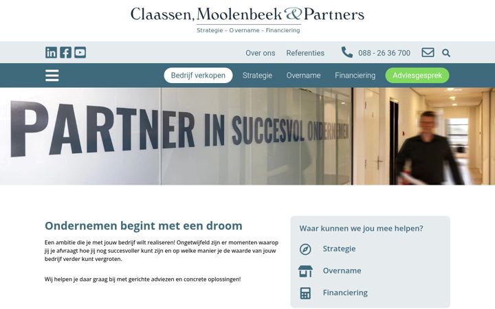 Snimka zaslona za cmenp.nl