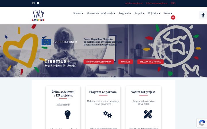 Screenshot di cmepius.si
