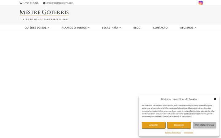 Screenshot of cmestregoterris.com