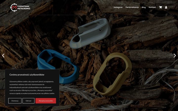 Posnetek zaslona cmetalworks.pl