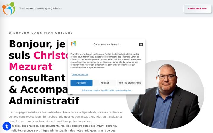 Screenshot of cmezurat-formateur.fr