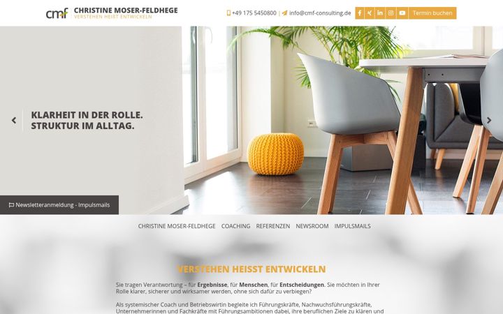 Screenshot of cmf-consulting.de