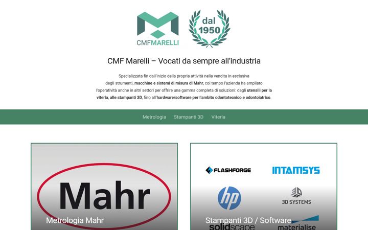 Screenshot of cmf.it