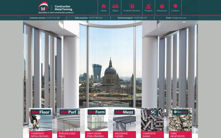 Screenshot of cmf.uk.com