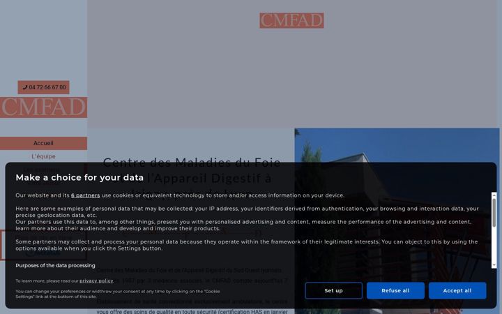 Screenshot of cmfad-sol.com