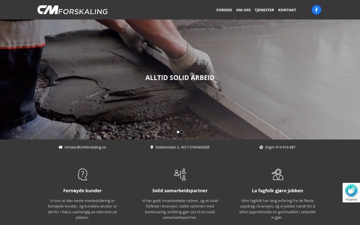 Ekrano kopija cmforskaling.no