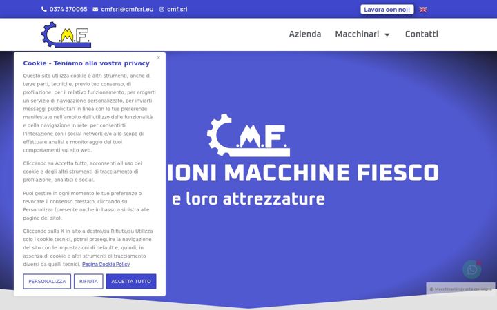 Screenshot of cmfsrl.eu