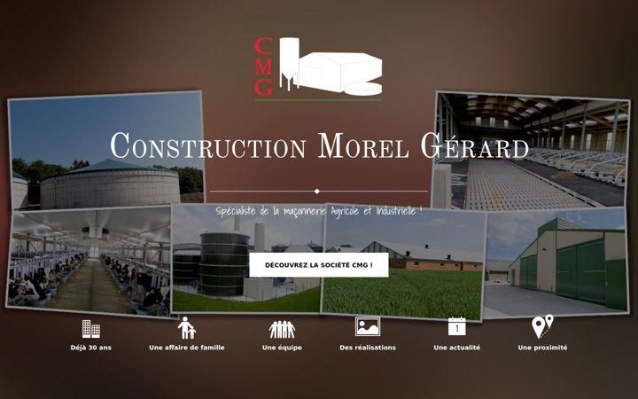 Captura de ecrã de cmg-morel.fr