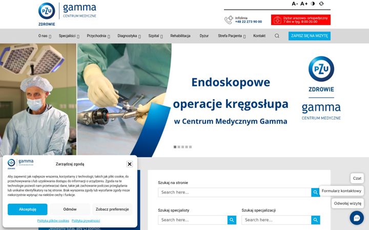 Screenshot of cmgamma.pl