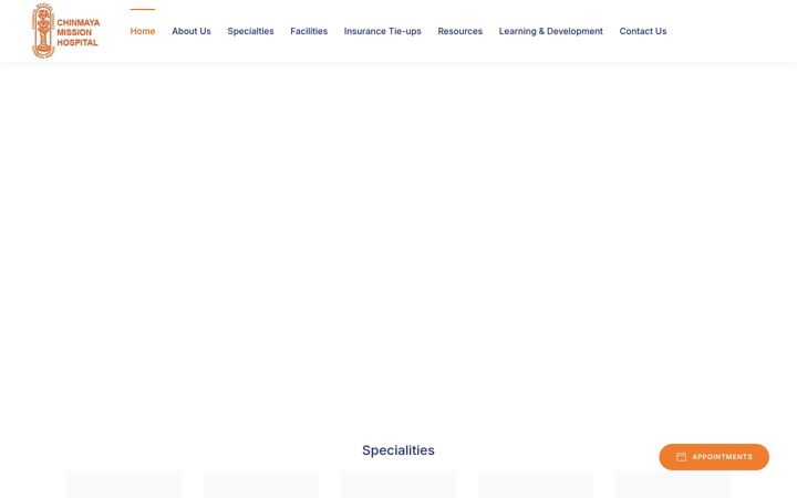 Screenshot of cmhblr.com