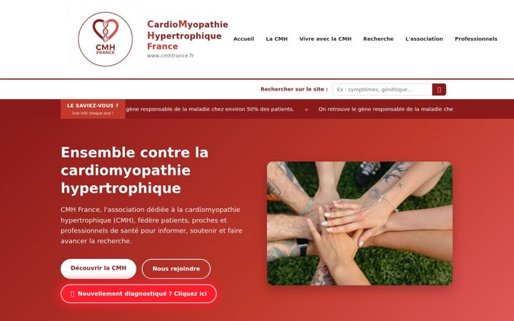 Captura de ecrã de cmhfrance.fr