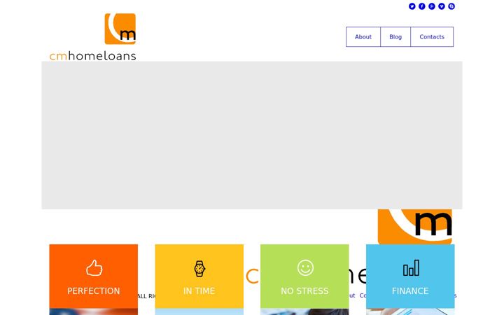 Screenshot of cmhomeloans.com
