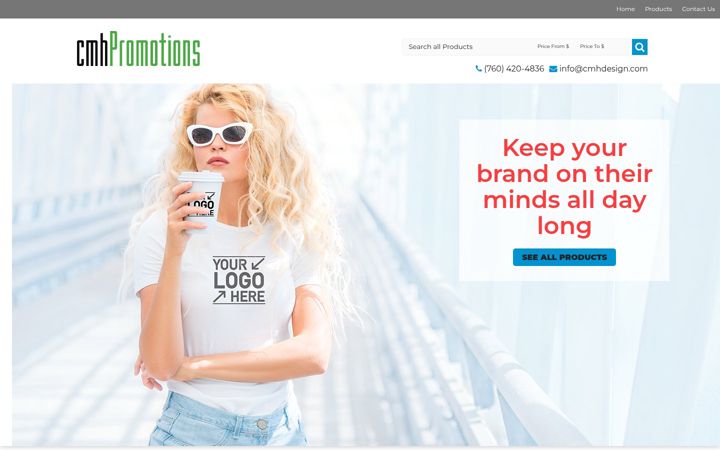 Screenshot of cmhpromo.com