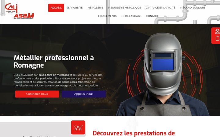 Screenshot of cmi-cintrage.com
