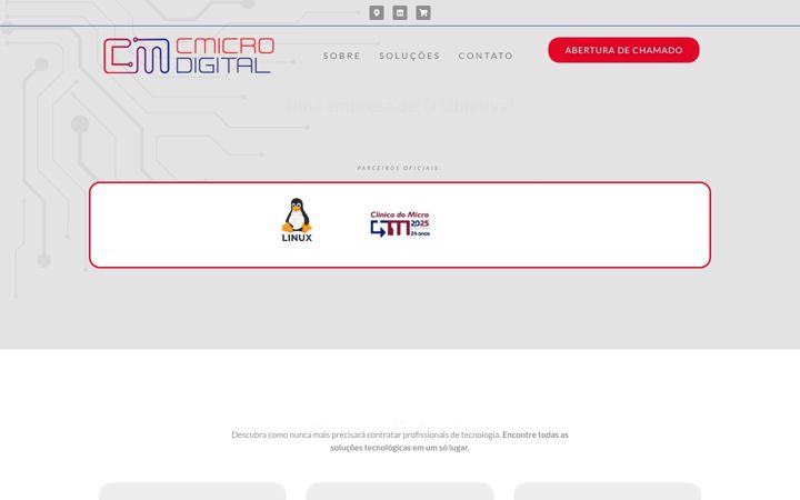 Posnetek zaslona cmicrodigital.com.br