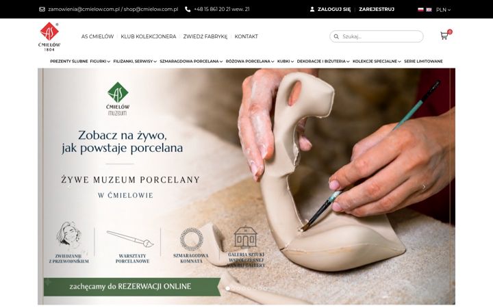 Screenshot of cmielow.com.pl