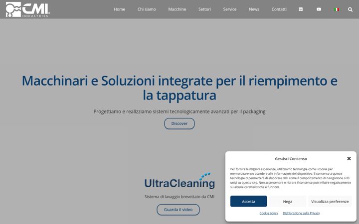 Screenshot of cmiindustries.it