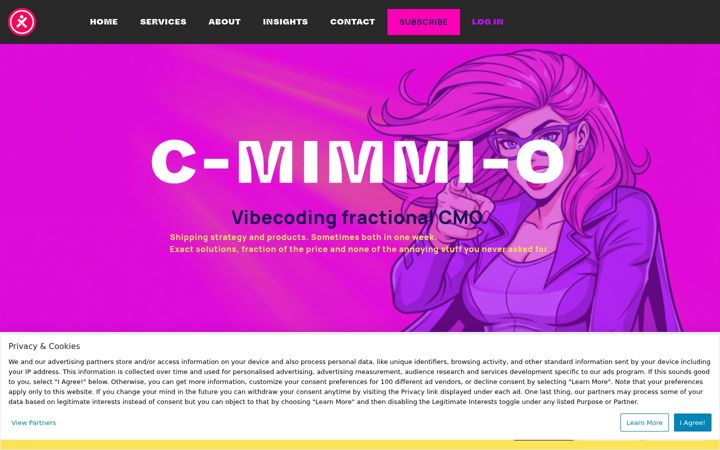 Screenshot of cmimmio.com