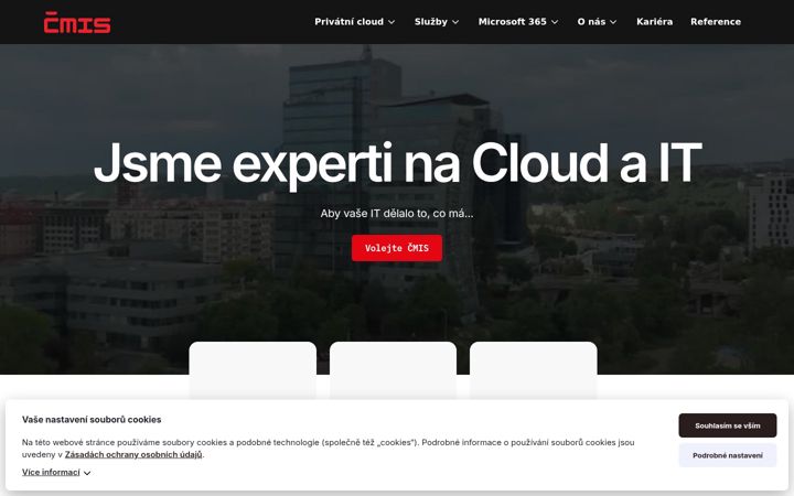 Skjámynd af cmis.cz