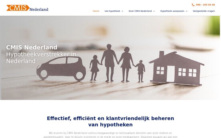 Skærmbillede af cmisnederland.nl