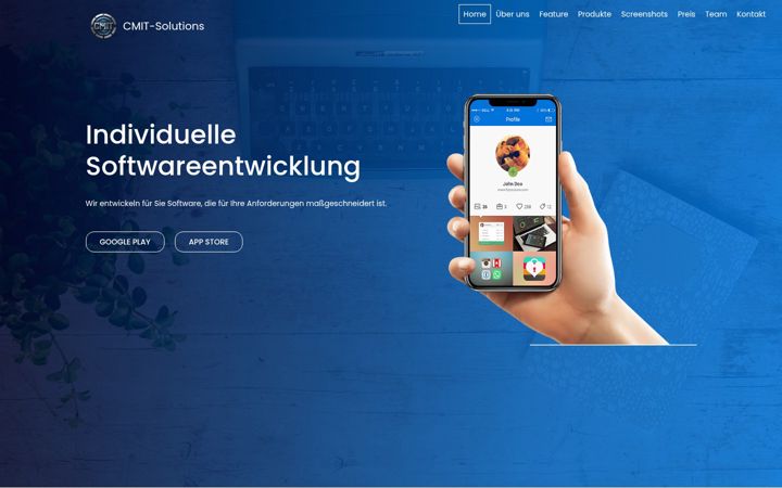Screenshot of cmit-solutions.de