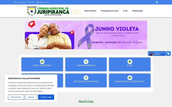 Posnetek zaslona cmjuripiranga.pb.gov.br