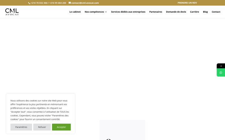 Screenshot of cml-avocat.com