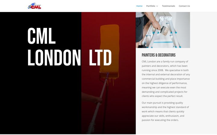 Screenshot ta' cml-london.co.uk