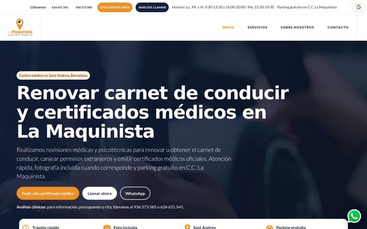 Screenshot of cmlamaquinista.com