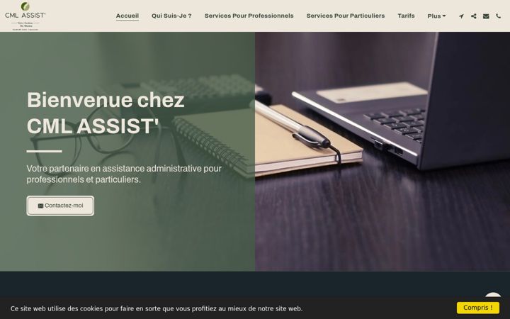 Screenshot of cmlassist.fr