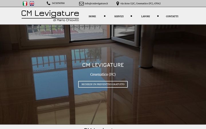 Screenshot of cmlevigature.it