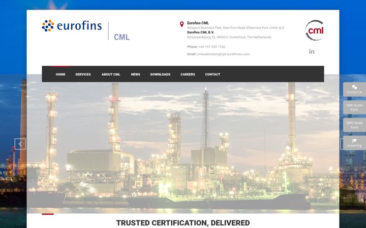 Screenshot of cmlex.com