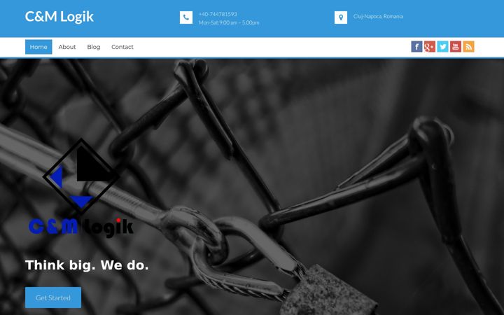 Screenshot of cmlogik.ro