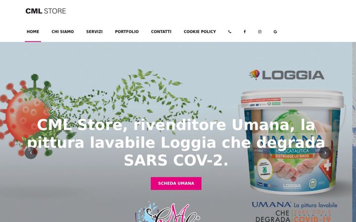 Screenshot of cmlstore.it
