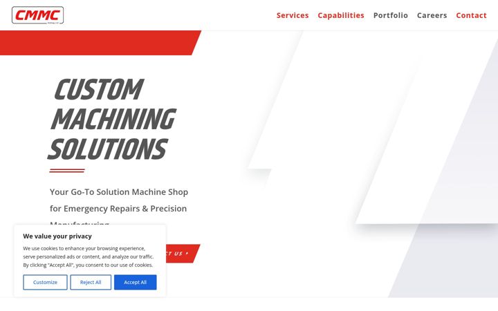 Screenshot of cmmcsc.com