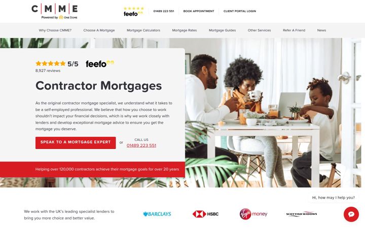 Screenshot of cmmemortgages.com