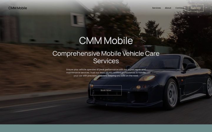 Screenshot of cmmmobile.com