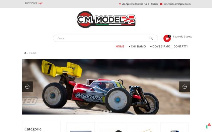 Screenshot ta' cmmodel.it