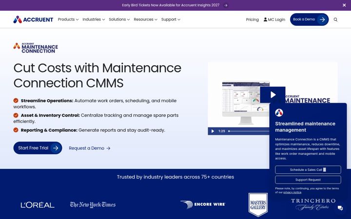 Screenshot of cmms-savings.com