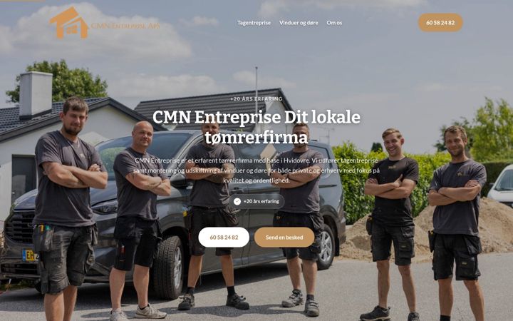 Ekrano kopija cmn-entreprise.dk