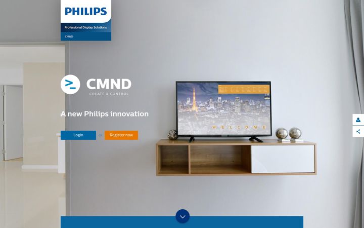 Screenshot of cmnd.io