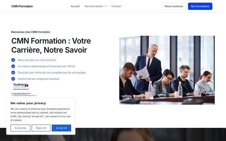 Screenshot of cmnformation.com