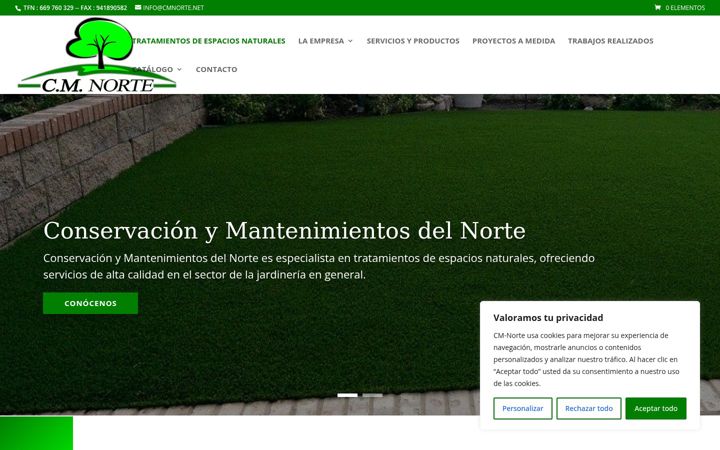 Screenshot of cmnorte.net