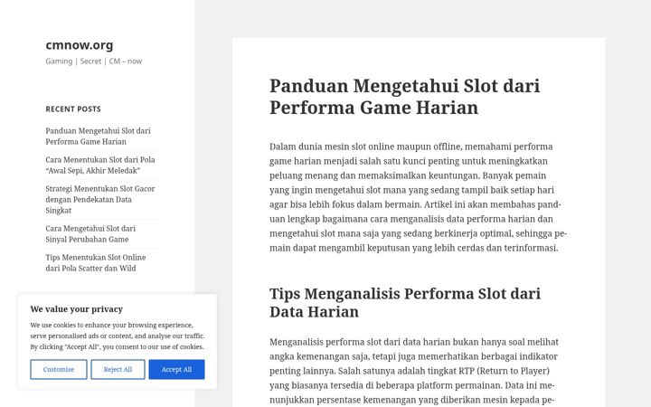 Screenshot of cmnow.org
