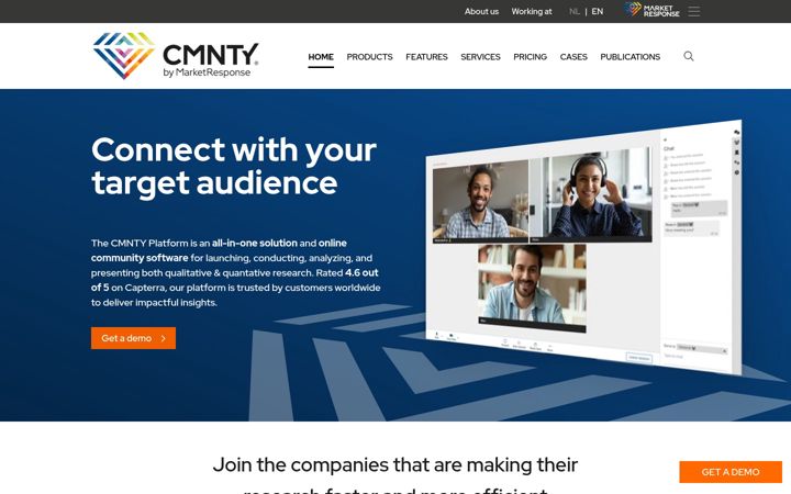 Screenshot of cmnty.com