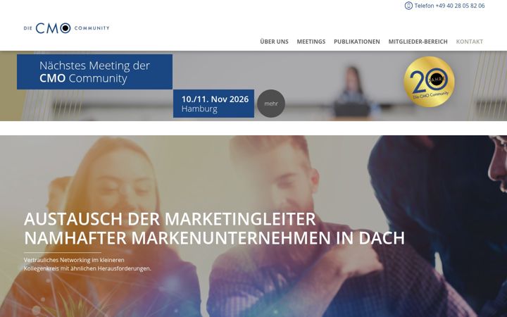Screenshot of cmocommunity.de